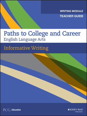 cover image of Informative Writing, Teacher Guide, Grades 9-12